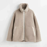 Oversized Sherpa Fleece Jacket for Ultimate Warmth and Comfort