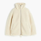 Oversized Sherpa Fleece Jacket for Ultimate Warmth and Comfort