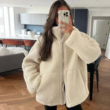 Oversized Sherpa Fleece Jacket for Ultimate Warmth and Comfort