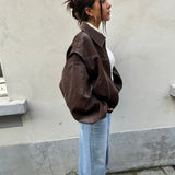 Oversized Contrast Jacket